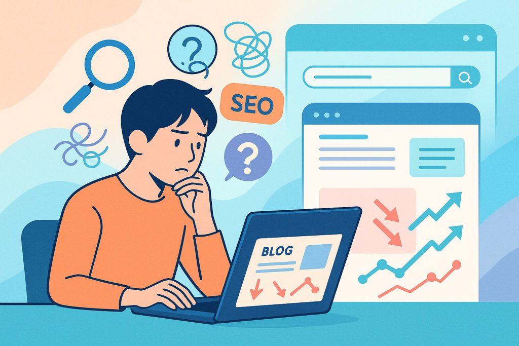 ブログが伸びない原因は？SEOで検索の意図ズレを直す手順