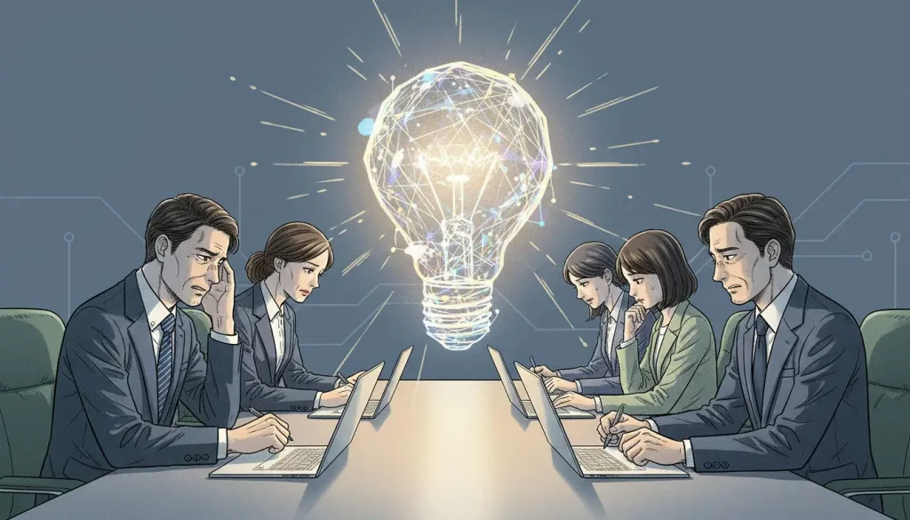 AIによる「企画会議」の活性化：煮詰まった時にAIから100個の突拍子もない案をもらい、最高の企画を決める方法