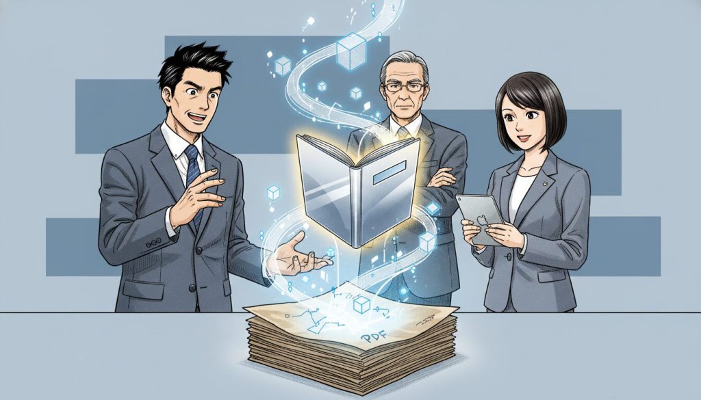眠っている営業資料を「リード獲得の切り札」へ！AIでPDFをホワイトペーパーに劇的変換する全手順